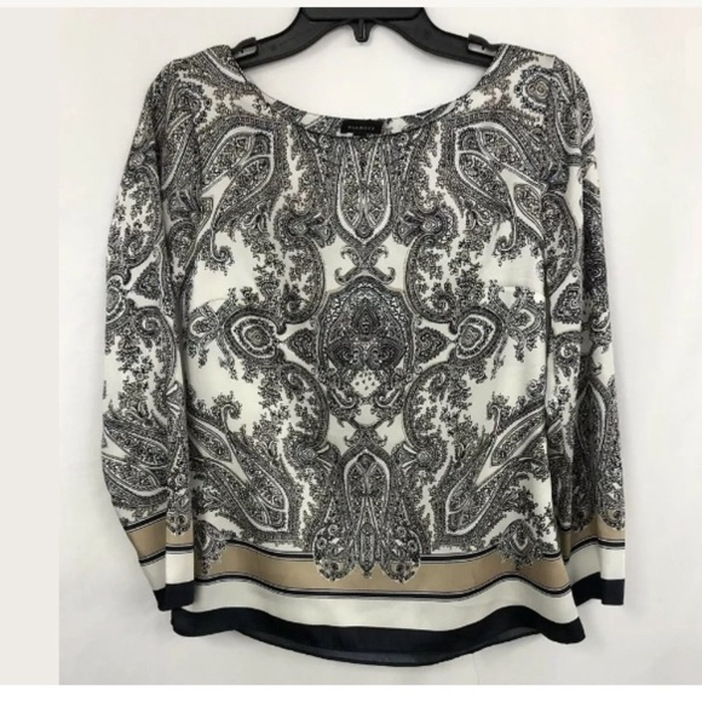 Talbots paisley Blouse‎ 2